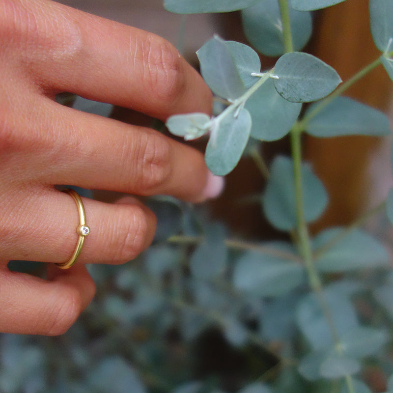 Ring mit Brillant